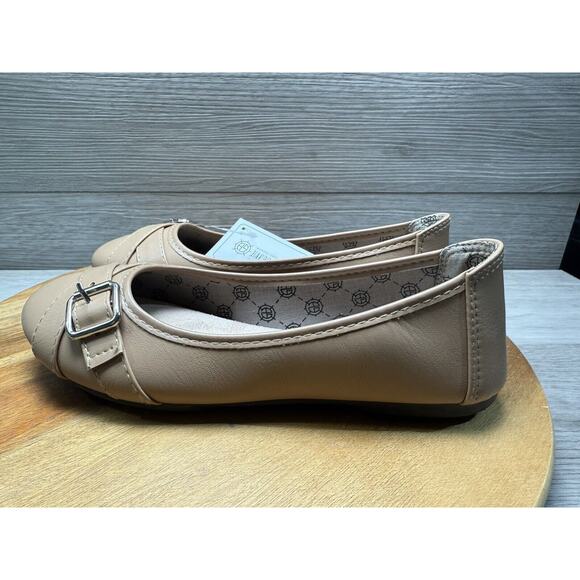 Harborsides Womens Beige Ballet Flats Size 6M - Picture 2 of 8